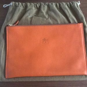 Il Bisonte genuine leather clutch/case bag